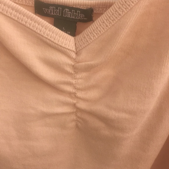 wild fable blush pink crop top size L - Picture 4 of 6
